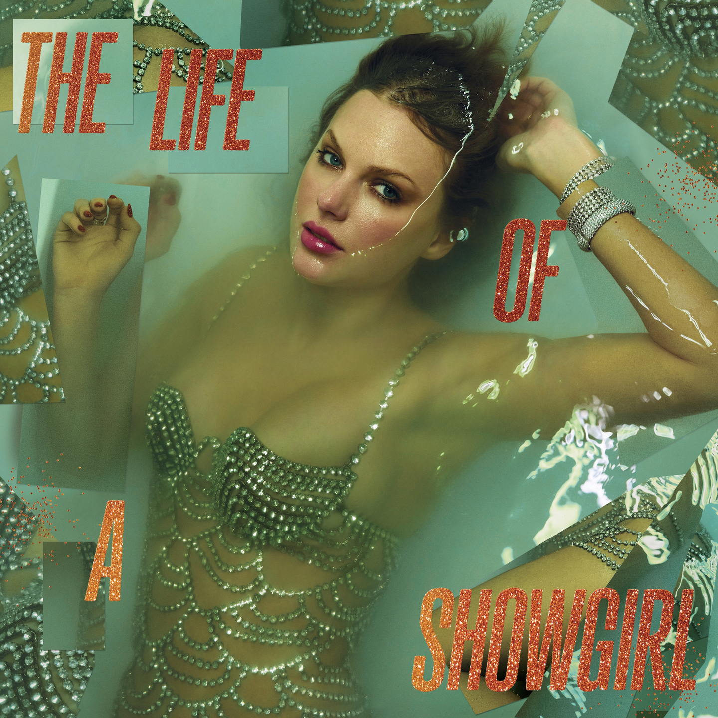 This album cover image released by Republic Records shows ″The Life of a Showgirl″ by Taylor Swift. [AP/YONHAP]