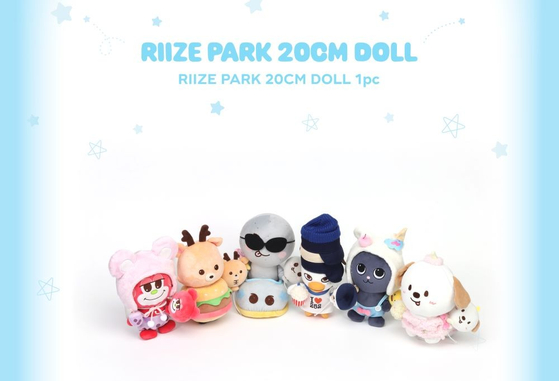 A promotional image for dolls of We Litte Riize characters, based on Riize members [SCREEN CAPTURE]
