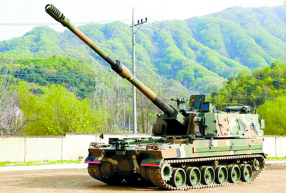 A K9 howitzer [JOONGANG ILBO]