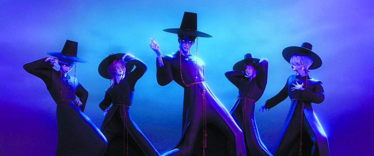 Saja Boys from Netflix's animated film "KPop Demon Hunters" [NETFLIX]