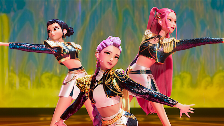 'Huntrix", a K-pop girl group in "K-Pop Demon Hunters" [NETFLIX]