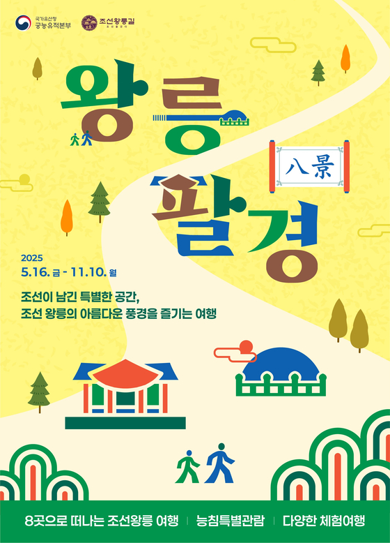 A poster for the “Royal Tombs Eight Scenic Routes” program hosted by the Korea Heritage Service’s Royal Palaces and Tombs Center [KOREA HERITAGE SERVICE]