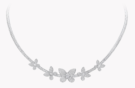 A Graff necklace suspected to have been provided by the Unification Church. The necklace is priced at 92.6 million won ($66,203). [GRAFF]