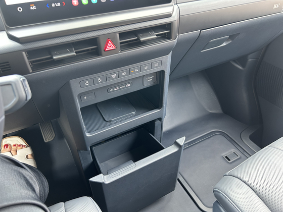 The interior of the PV5 is very simple, but full of useful storage space. [SARAH CHEA]
