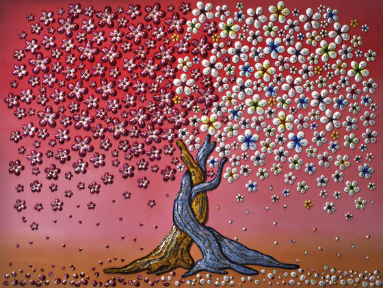 Lee Soo-kyung's work called "Yeonliji" [PARK SANG-MOON]