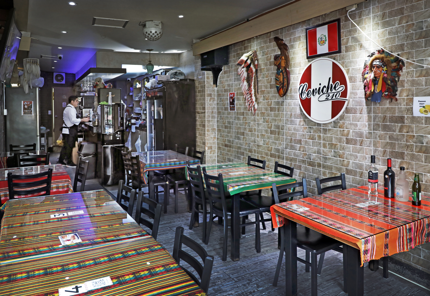 The interior of the Peruvian restaurant Ceviche 210 [PARK SANG-MOON]