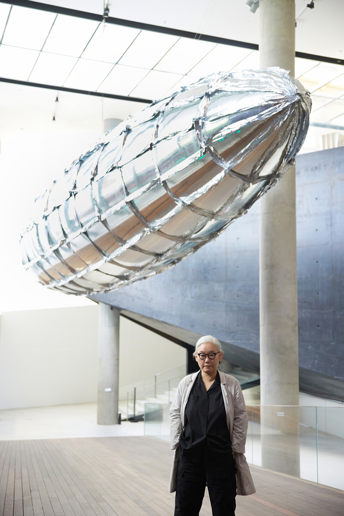 Portrait of Lee Bul at the ″Lee Bul: From 1998 to Now″ exhibit in Leeum Museum of Art in Yongsan District, central Seoul [LEEUM MUSEUM OF ART]