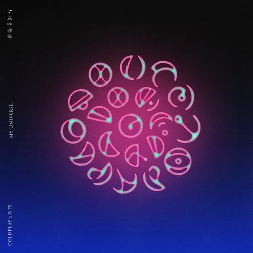 The cover image for ″My Universe,″ a collaboration single between boy group BTS and global pop icon Coldplay [BIG HIT MUSIC] 