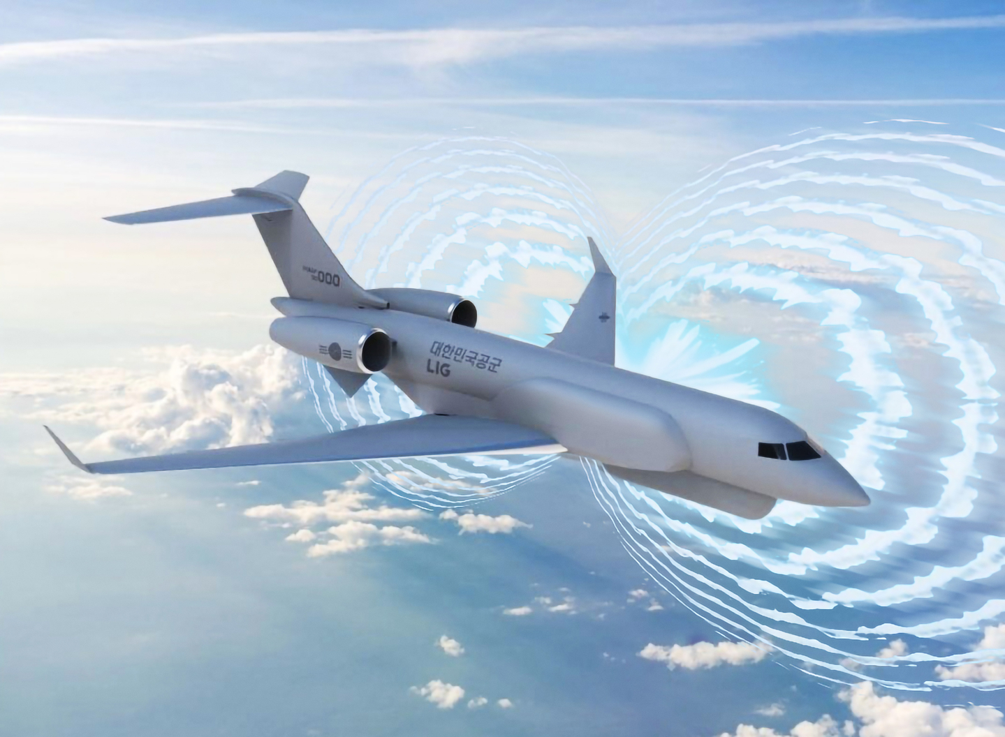 A render of LIG Nex1's electronic warfare aircraft system proposed to the Korean Air Force [LIG NEX1]