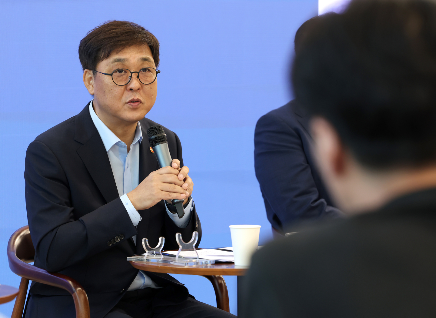 Minister of Culture, Sports and Tourism Chae Hwi-young speaks to the press in Seoul on Sept. 4. [MINISTRY OF CULTURE, SPORTS AND TOURISM]
