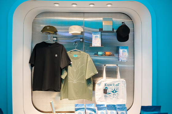 Interior view of Perplexity’s themed cafe, Curious [PERPLEXITY] 