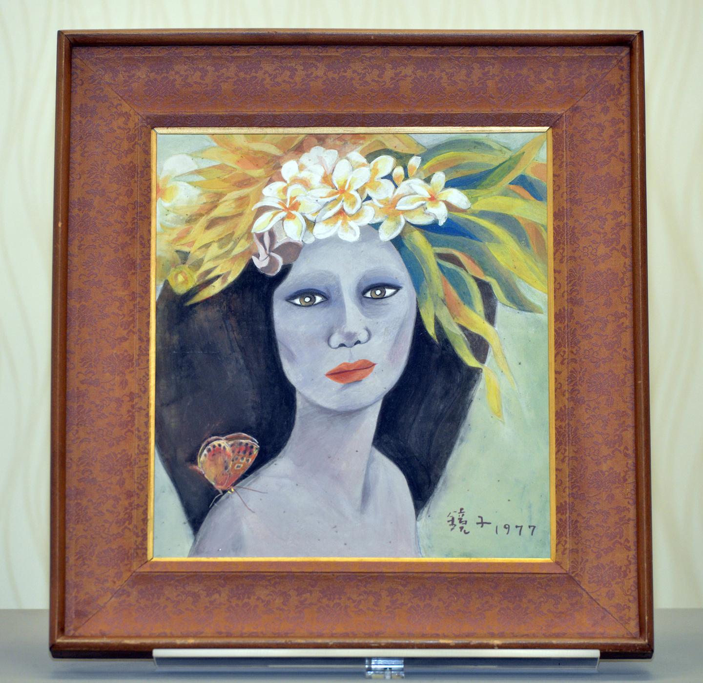 ″Beautiful Woman″ allegedly painted by the late Chun Kyung-ja [JOONGANG ILBO]