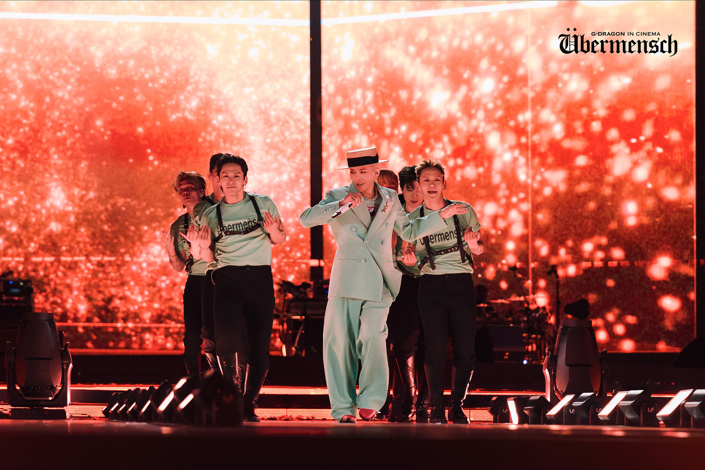 A still image of G-Dragon's upcoming live concert film “G-DRAGON IN CINEMA [Ubermensch].” [GALAXY CORPORATION] 