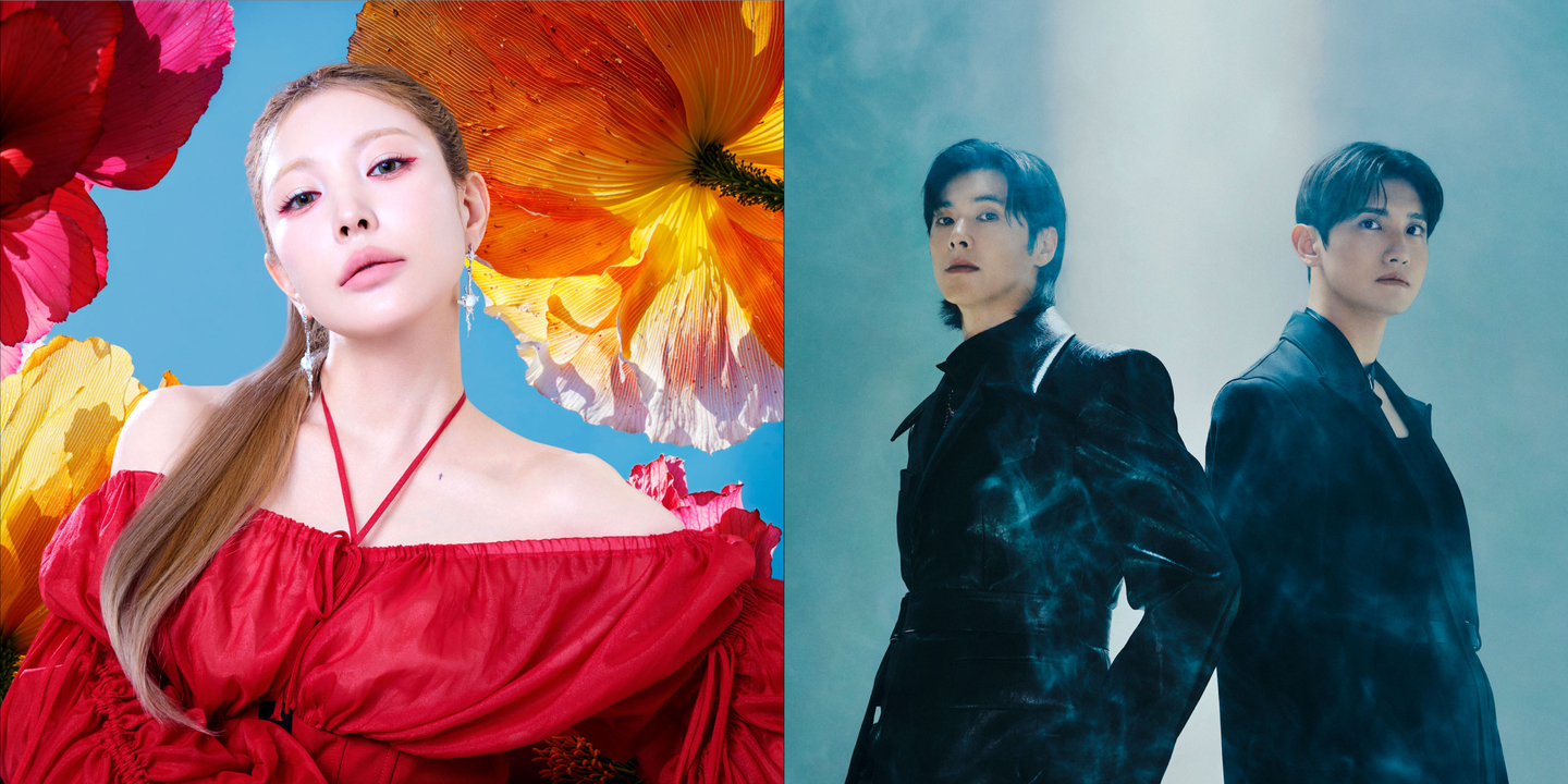 Singer BoA, left, and boy band TVXQ [SM ENTERTAINMENT]
