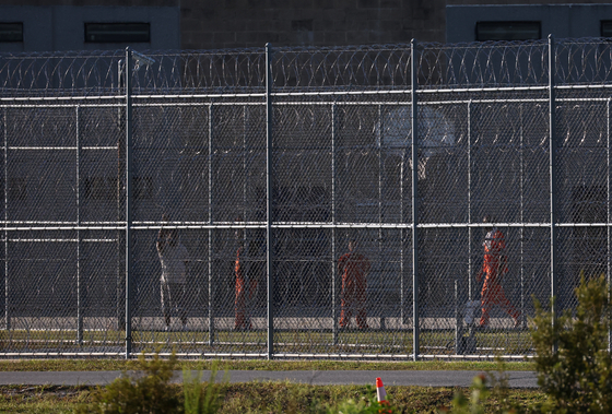 The Folkston ICE Processing Center in Georgia on Sept. 10 [YONHAP]