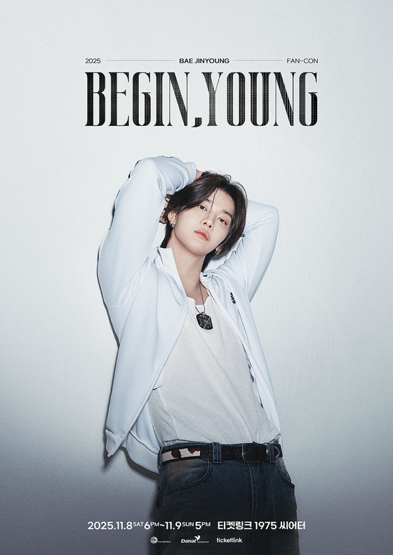 Poster for singer Bae Jin-young's ″Begin, Young″ concert [AURA ENTERTAINMENT]