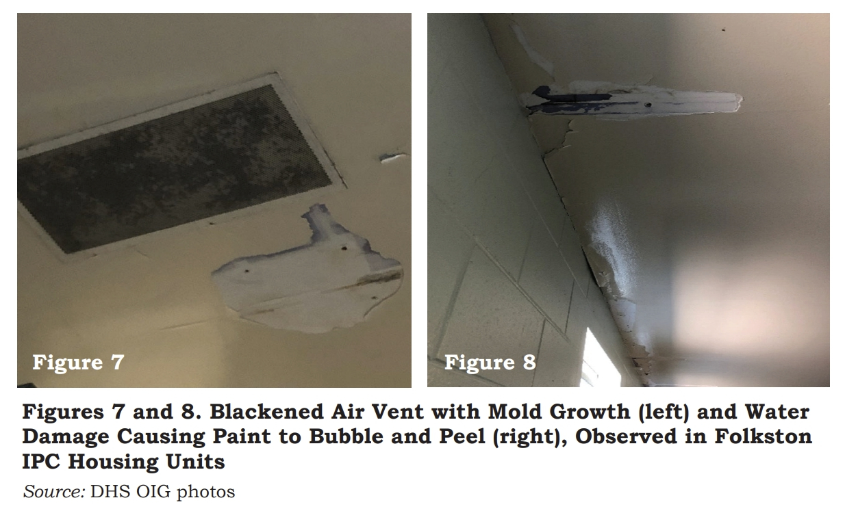 Violations found at the Folkston ICE Processing Center in November 2021, as revealed by the Office of the Inspector General at the Department of Homeland Security [DEPARTMENT OF HOMELAND SECURITY]