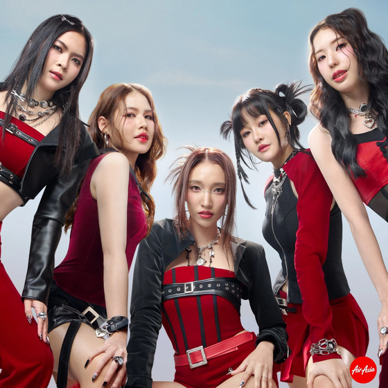 AirAsia's Thai girl group, Véra, was launched in March 2025. [AIRASIA]