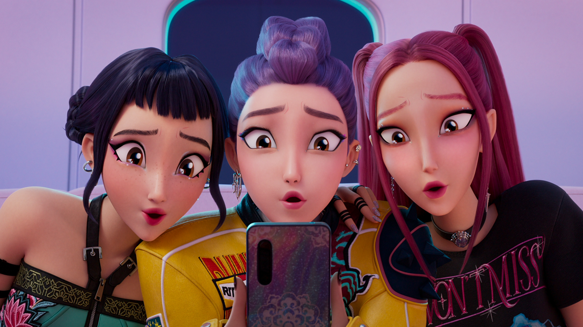 A still from Netflix's animated film ″KPop Demon Hunters″ [NETFLIX]