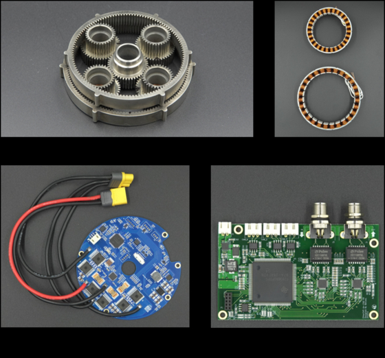 The components of a humanoid robot developed by a research team at KAIST [KAIST]