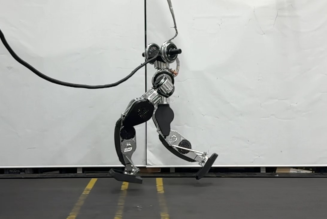 The running lower body of the humanoid robot developed by a research team at KAIST [KAIST]