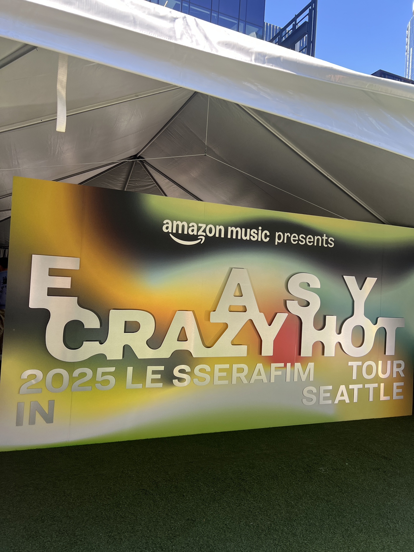 Le Sserafim and Amazon Music's pop-up in Seattle [SOURCE MUSIC]