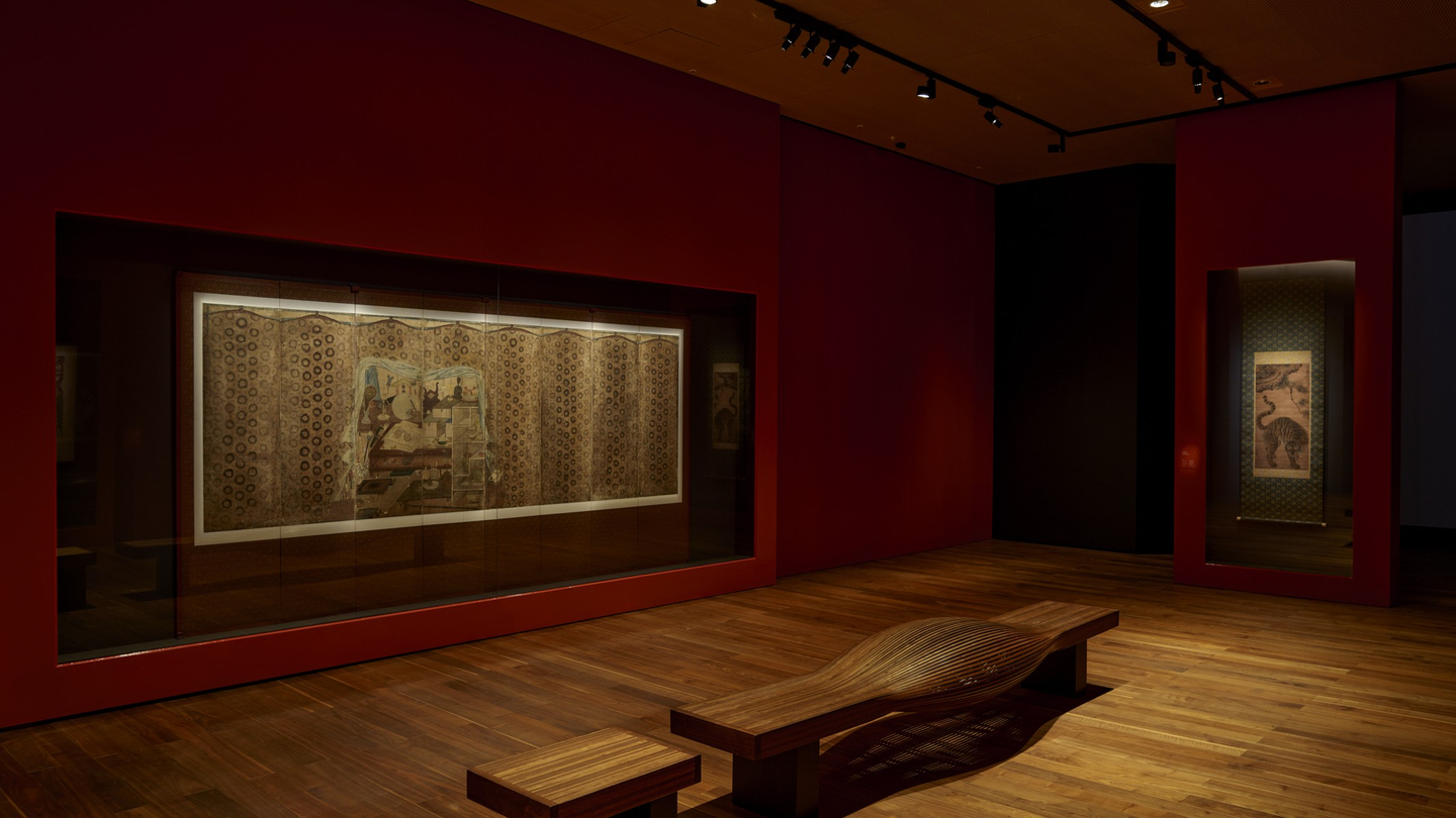 The gallery shows the special exhibition "Tigers and Magpies" at Leeum Museum of Art. [LEEUM MUSEUM OF ART] 