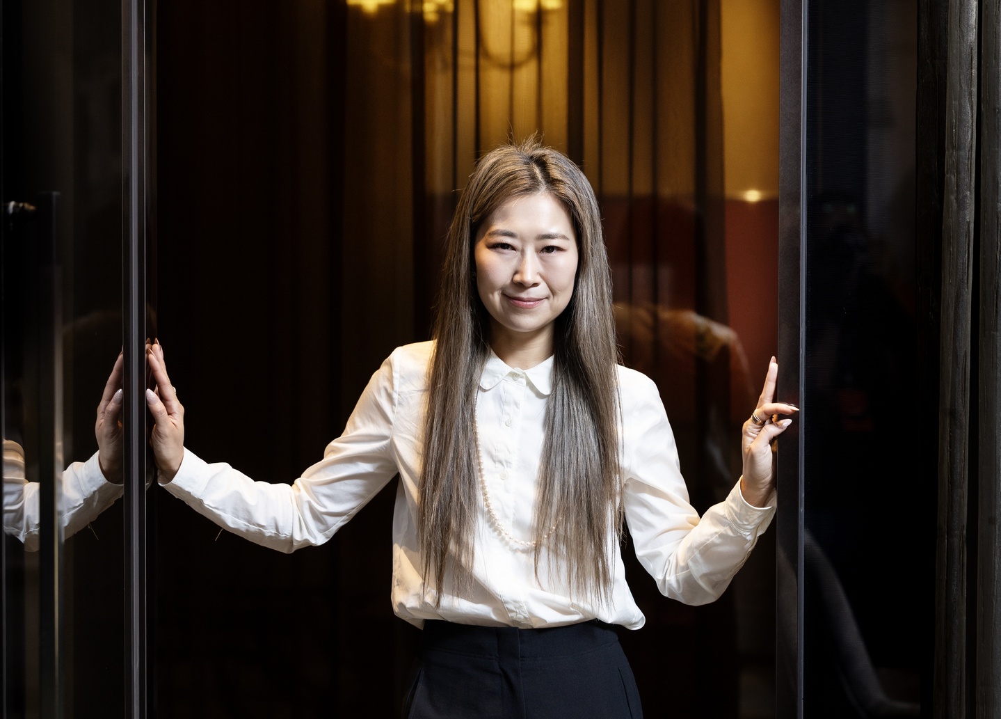 Maggie Kang poses for a photo after an interview at Lotte Hotel in Jung District in central Seoul on Sept. 18 [KWEN HYEK-JAE]