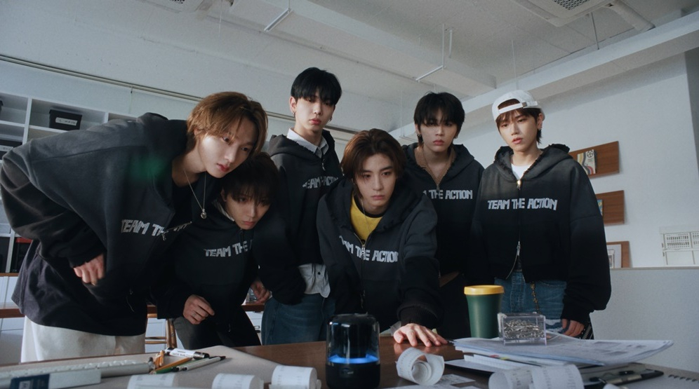 A scene from the trailer film for BoyNextDoor's fifth EP ″The Action″ [KOZ ENTERTAINMENT]