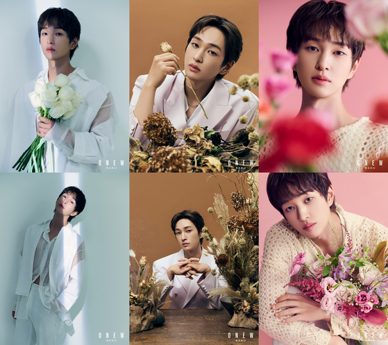 Singer Onew of boy band SHINee's second Japanese EP ″Saku″ set for release on Oct. 1 [GRIFFIN ENTERTAINMENT]