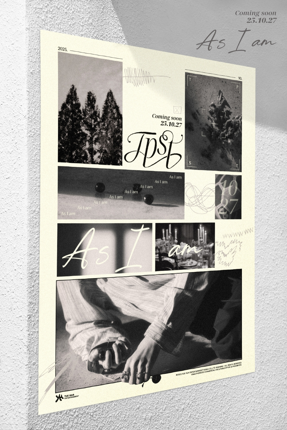 Teaser image for Tempest's upcoming EP, ″As I am″ [YUE HUA ENTERTAINMENT]