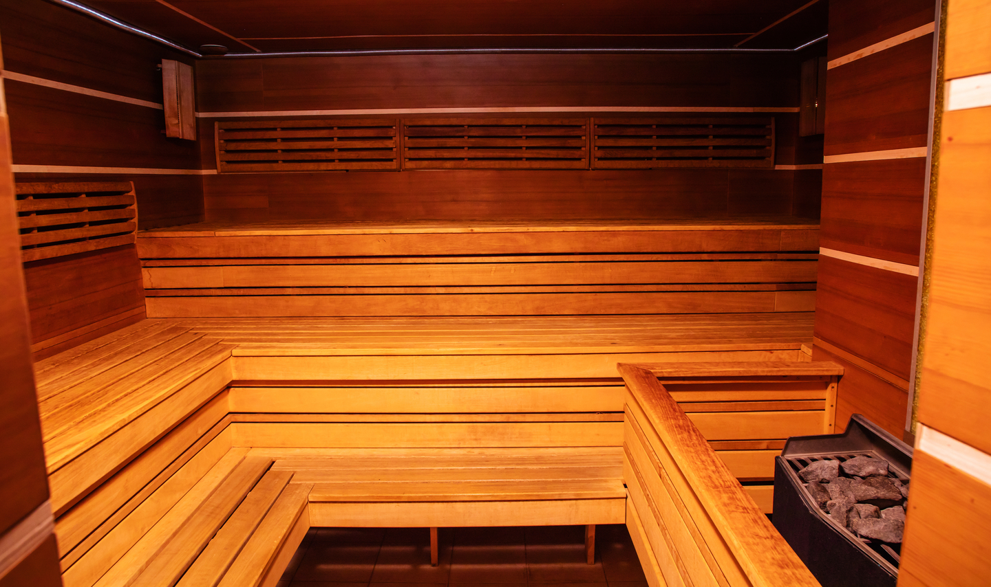 A sauna. The image is unrelated to the story. [GETTY IMAGES BANK]