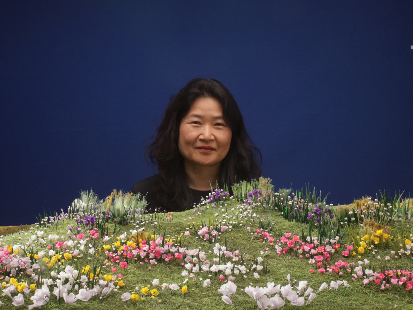 Director Yoo Lee of the stop-motion film ″A Man Who Takes Pictures of Flowers,″ which was invited to this year's Busan International Film Festival [AARON WISE]