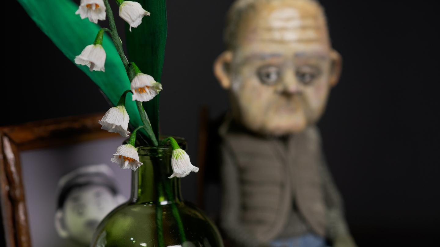 A still from director Yoo Lee's stop-motion film ″A Man Who Takes Pictures of Flowers,″ which was invited to this year's Busan International Film Festival [AARON WISE]
