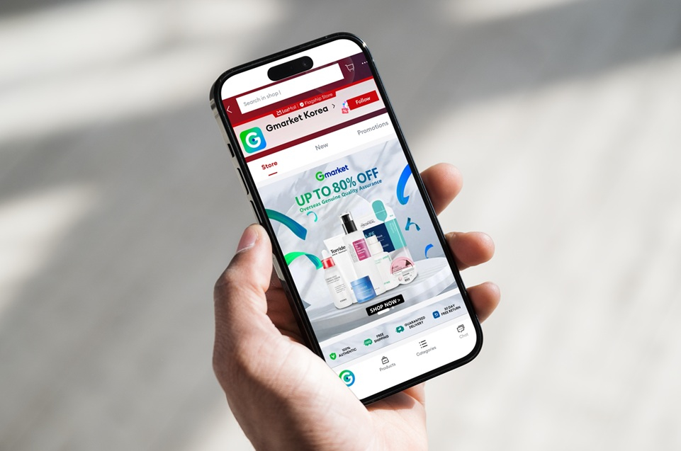 Gmarket has partnered with Lazada, a Southeast Asian e-commerce platform owned by Alibaba International, to help expand the global sales channels of its 600,000 registered sellers. [GMARKET]