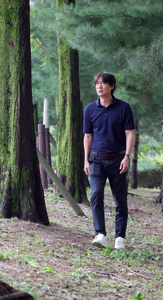 Hong Myung-bo, manager of the Korean men's national football team [KANG JUNG-HYUN]