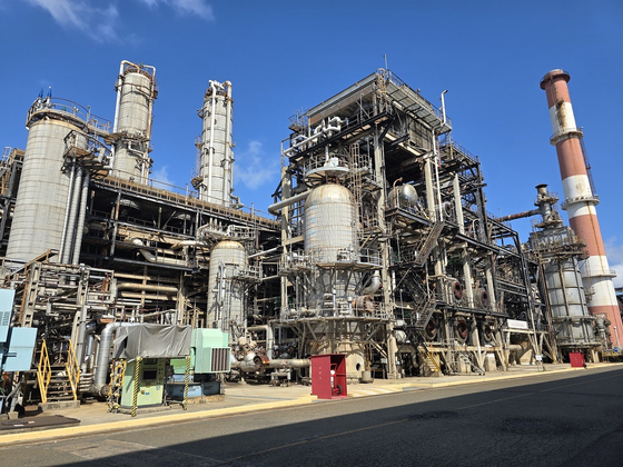 A view of SK Energy’s co-processing sustainable aviation fuel (SAF) production facility at its Ulsan Complex. [SK INNOVATION]
