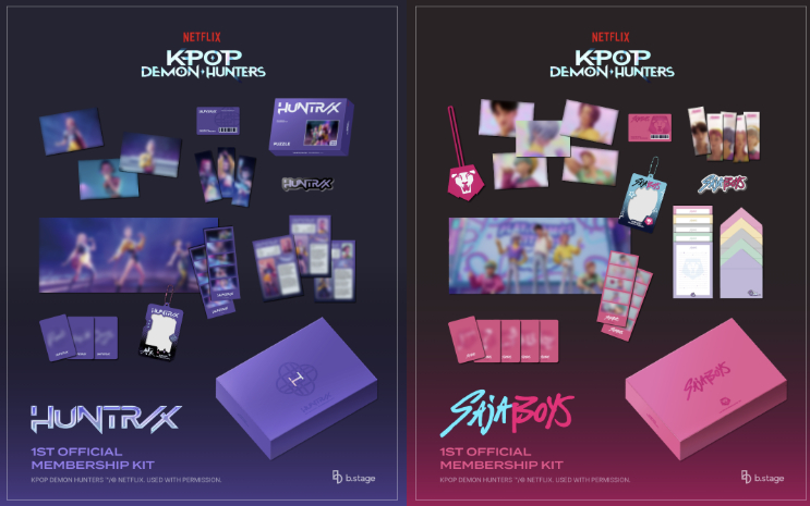 Membership kits, limited to official members, including photo card sets, wide posters, stickers, badges and card holders, available from Oct. 2 on b.stage [B.STAGE]