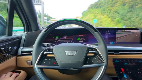 GM's Super Cruise driving assistant system installed in one of the automaker's models [GM KOREA]