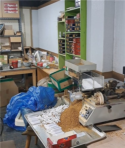 Illegal cigarette manufacturing site [SEOUL METROPOLITAN POLICE AGENCY] 