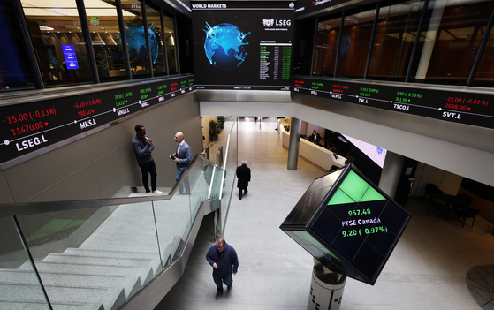 The London Stock Exchange (LSEG) in London is seen on April 25. [EPA/YONHAP]