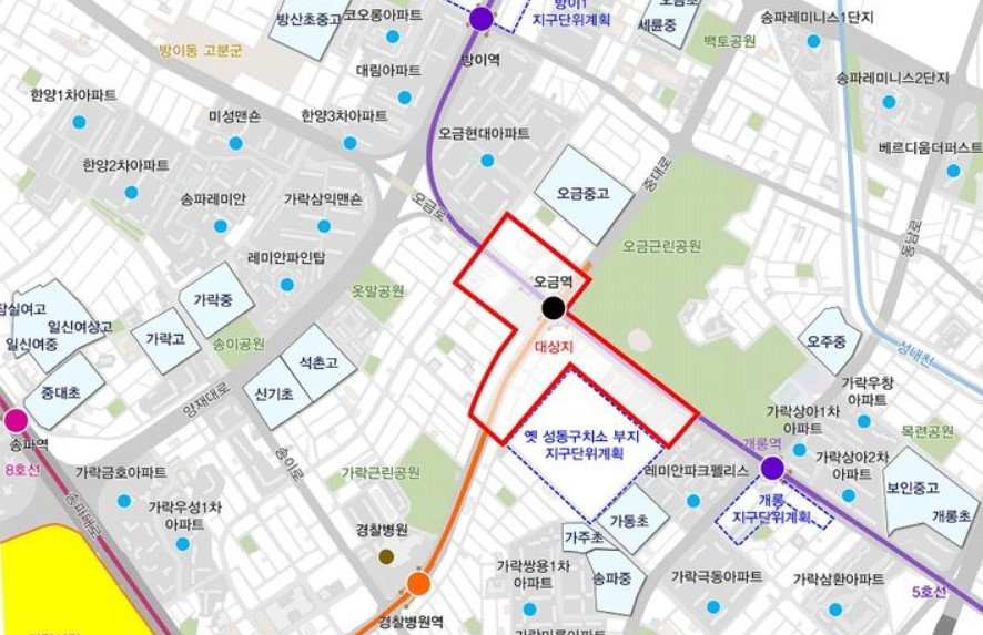 The proposed site for a civil defense shelter capable of withstanding nuclear and chemical, biological and radiological attacks beneath a public housing complex in Songpa District, southern Seoul [SONGPA-GU OFFICE]