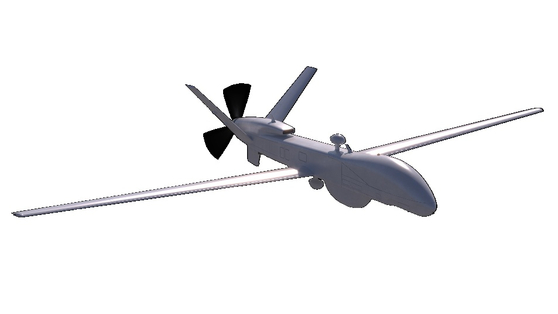 A rendering of a medium-altitude, long-endurance (MALE) unmanned aerial vehicle [KOREAN AIR]