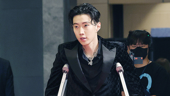 Singer Jay Park attends a “Love Your W 2025” breast cancer awareness campaign event at the Four Seasons Hotel in Jongno District, central Seoul on Oct. 15. [NEWS]