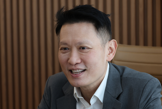 Richard Teng, the CEO of Binance, is seen during an interview with Yonhap News Agency in this file photo taken on Sept. 9. [YONHAP] 