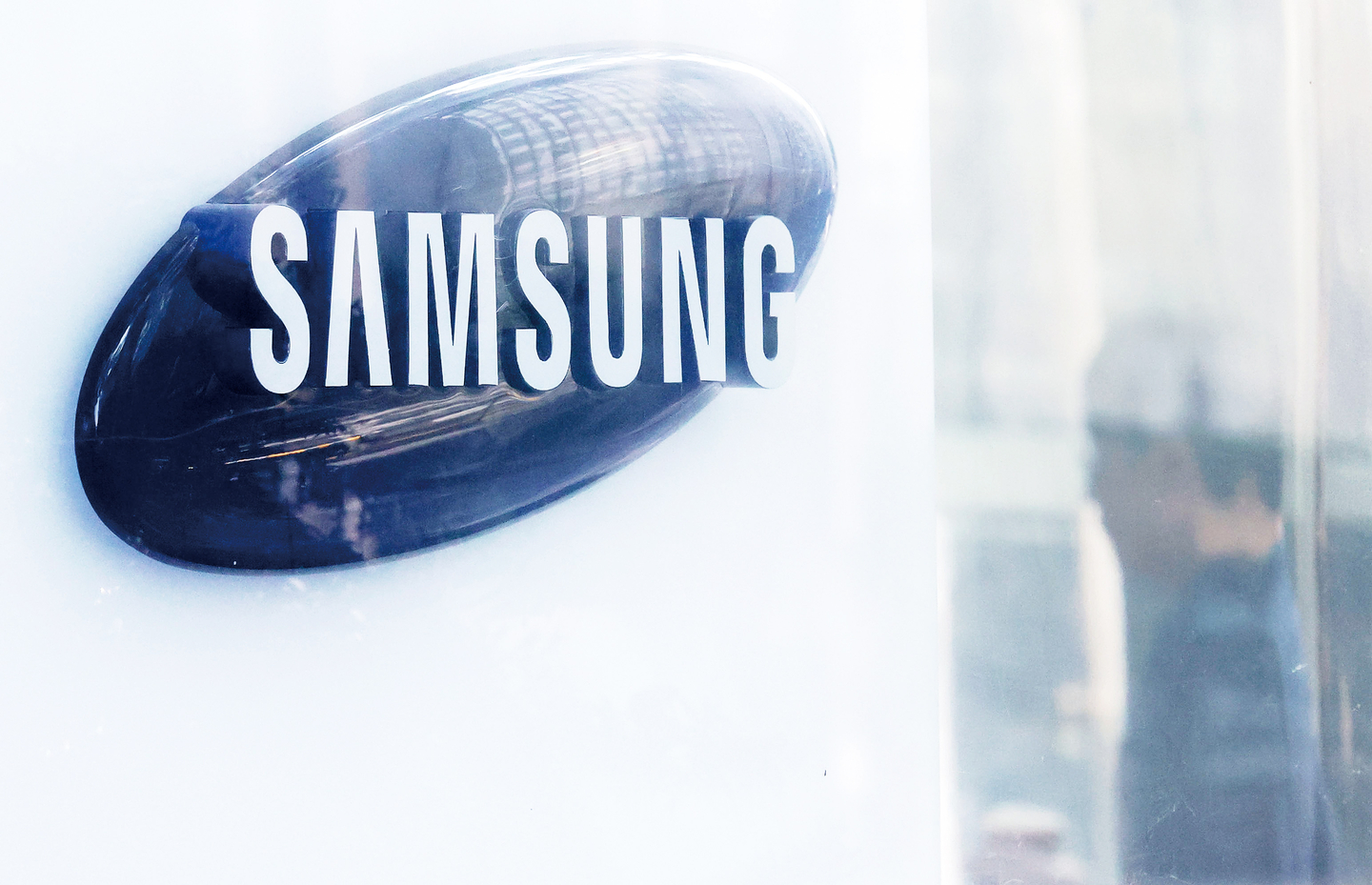 A logo of Samsung is seen in an undated file photo. [JOONGANG ILBO]