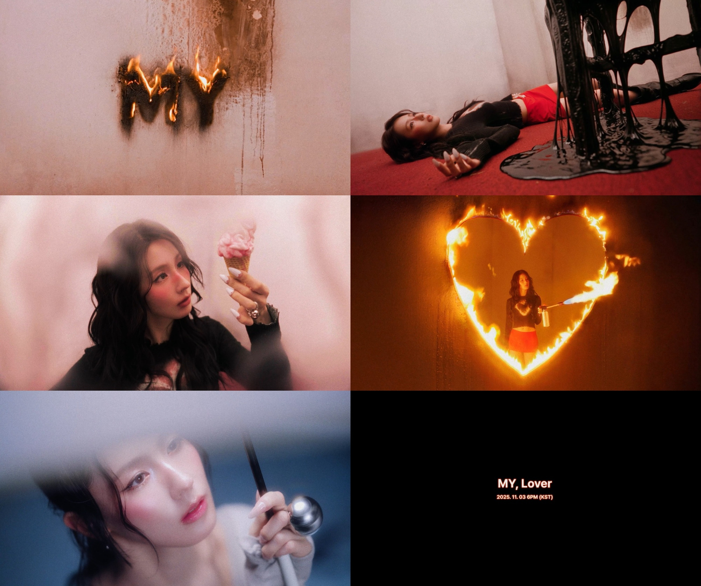 Scenes from the teaser video for i-dle Miyeon's new album ″MY, Lover″ [CUBE ENTERTAINMENT]