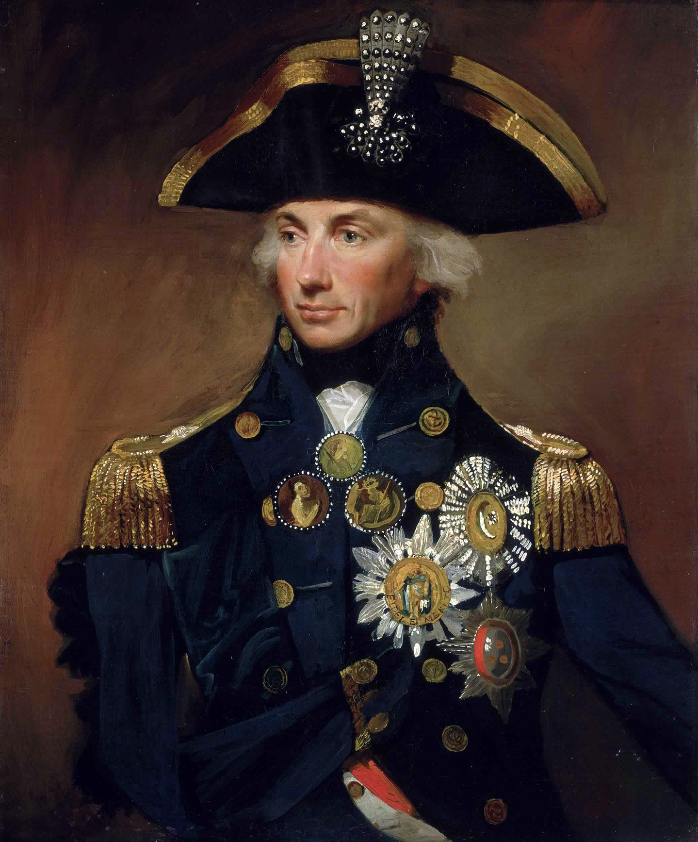 A portrait of Adm. Horacio Nelson by L. F. Abbott (1799). [WIKIPEDIA]