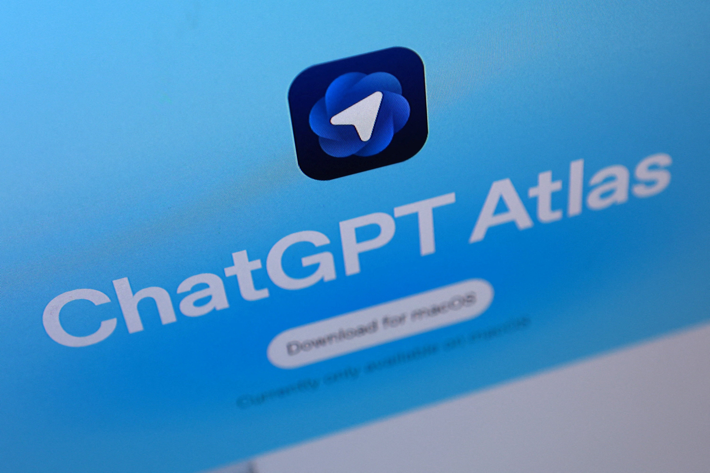ChatGPT Atlas logo is seen in this illustration taken Oct. 21. [REUTERS/YONHAP]