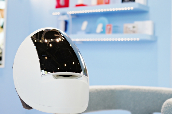 Amorepacific’s AI beauty device brand makeON unveils its new beauty device “On Face” for the first time at IFA 2025 in Germany in September. [AMOREPACIFIC]